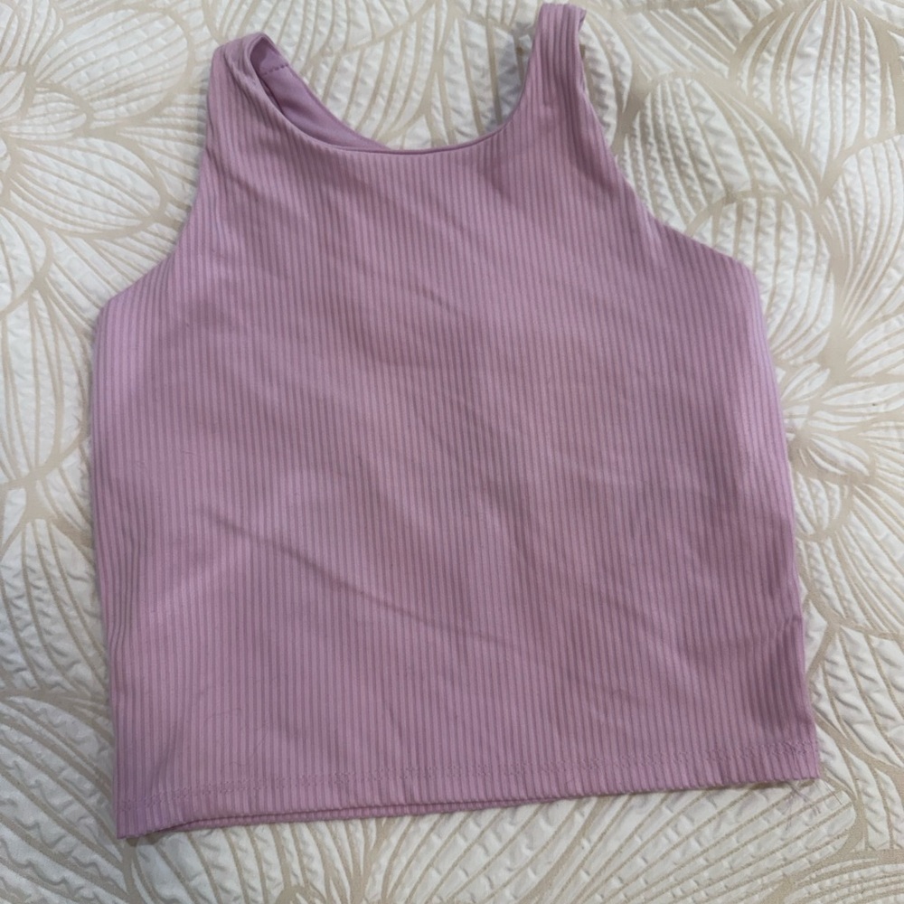 Tek Gear Mauve Ribbed Tank Top